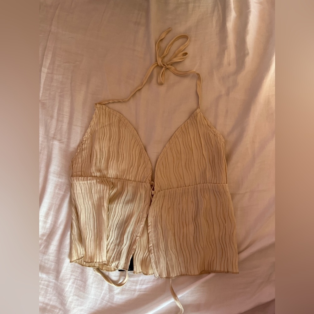 Motel Rocks ivory tank